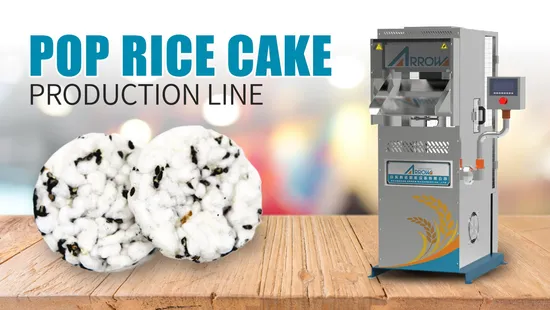 2025 New Rice Cake Poping Machine Line Pop Rice Cake Processing Machinery 