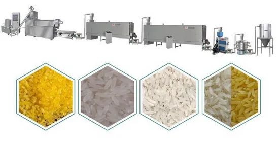 Jinan Saibainuo Quality Fortified Rice Kernel Making Machine Frk Nutritional Instant Artificial Rice Processing Maker Line 