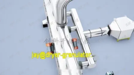 Horizontal Vibrate/Vibration/Fluidized/ Vibrating Fluid Bed Dryer for Grain, Seed, Salt, Sugar, Resin, Coffee, Amino Acid, Chemical, Pellets, Beads, Carbon 