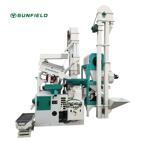 Manufacturer Selling Automatic Paddy Rice cleaning Hulling Seperating Polishing Processing 600