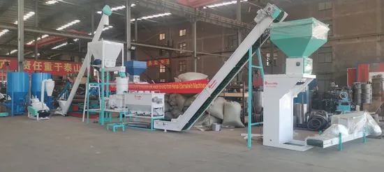 Full Complete Wood Log Crusher Sawdust Pellet Production Line Bio Energy Wheat Rice Straw Rice Husk Granulator Making Mill Biomass Pelletizer Plant Machine 