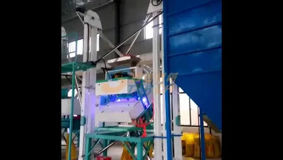 Modern High Efficiency 50tpd Automatic Complete Rice Processing Mill Machine 